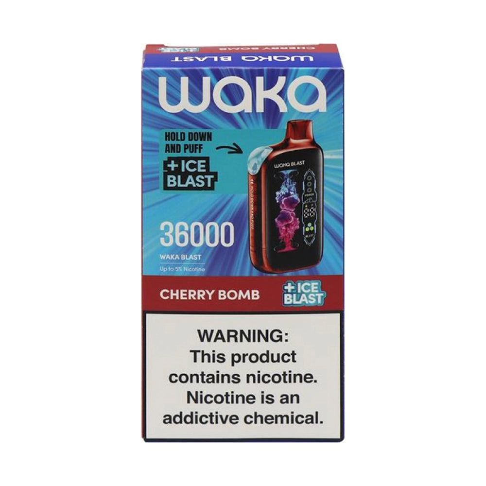 Pod Desechable Waka Blast 36k - Cherry Bomb